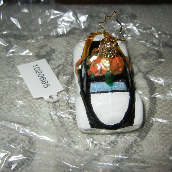 Christopher Radko Love & Carriage Gem  1020665  Wedding Car - Picture 3 of 3